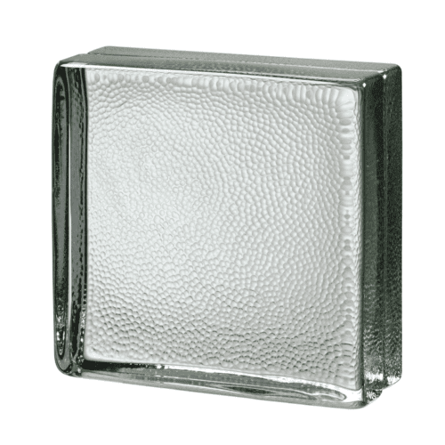 Vistabrik Stipple Glass Bricks 8 x 8 x 3 - Case of 3